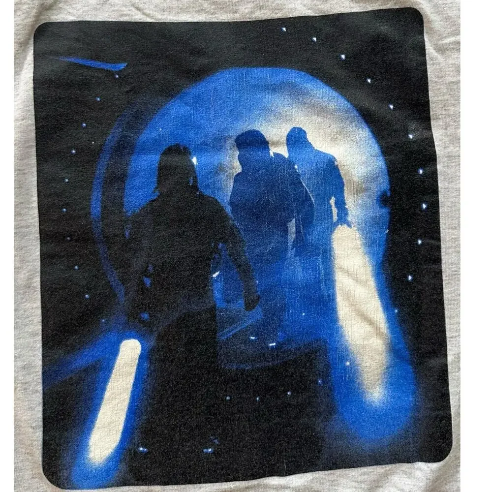 Vintage Superior 90s Event Horizon Horror Movie Gray T Shirt